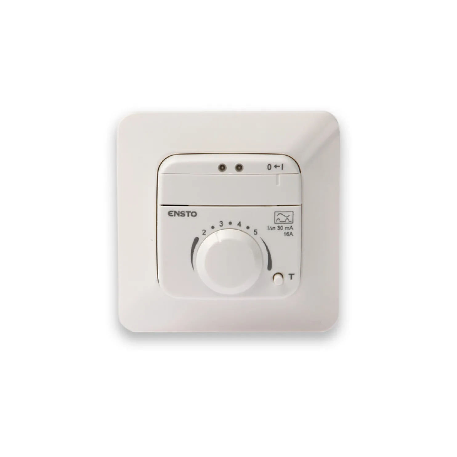 Lattiatermostaatti Ensto ECO10BTW-J 10A 230V vikavirtasuojalla