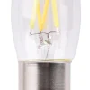 LED-filamenttilamppu Emax Smart Home WIFI C35/E14 5,5 W 500 lm CCT 2700-6500 K himmennettävä