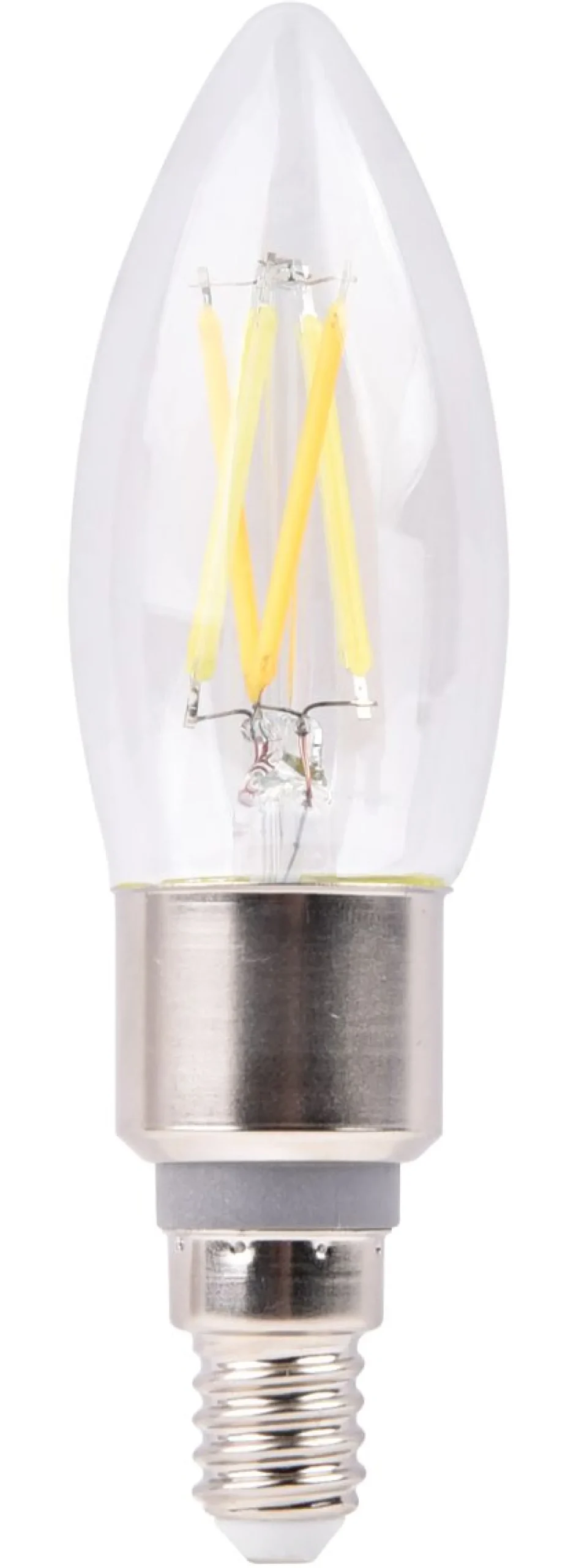LED-filamenttilamppu Emax Smart Home WIFI C35/E14 5,5 W 500 lm CCT 2700-6500 K himmennettävä