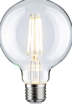 LED-filamenttilamppu Paulmann Globe, G95, E27, 806lm, 7.5W, 2700K, himmennettävä, kirkas