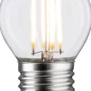 LED-filamenttilamppu Paulmann Drop, E27, 470lm, 5W, 2700K, kirkas
