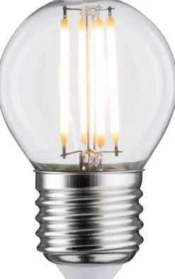 LED-filamenttilamppu Paulmann Drop, E27, 470lm, 5W, 2700K, kirkas