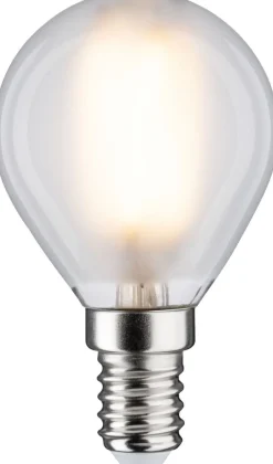 LED-filamenttilamppu Paulmann Drop, E14, 470lm, 5W, 2700K, himmennettävä, matta
