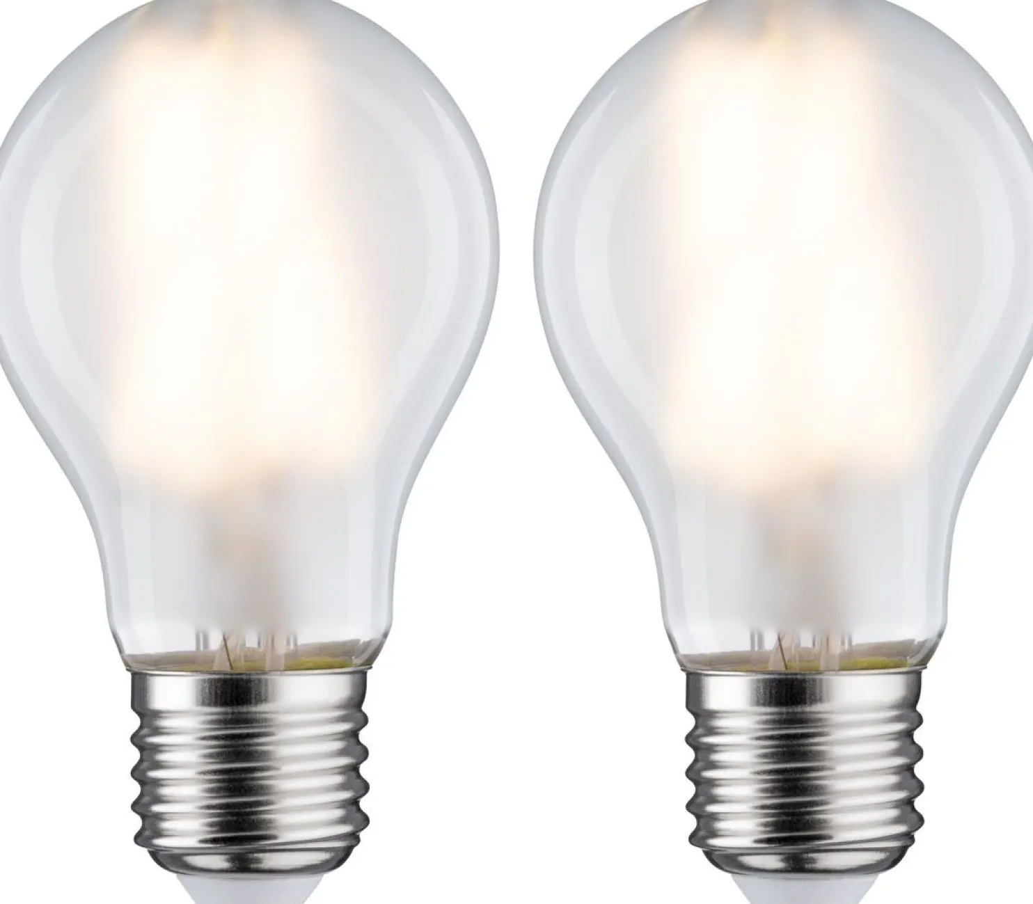 LED-filamenttilamppu Paulmann Pear, E27, 806lm, 7W, 2700K, matta, 2kpl