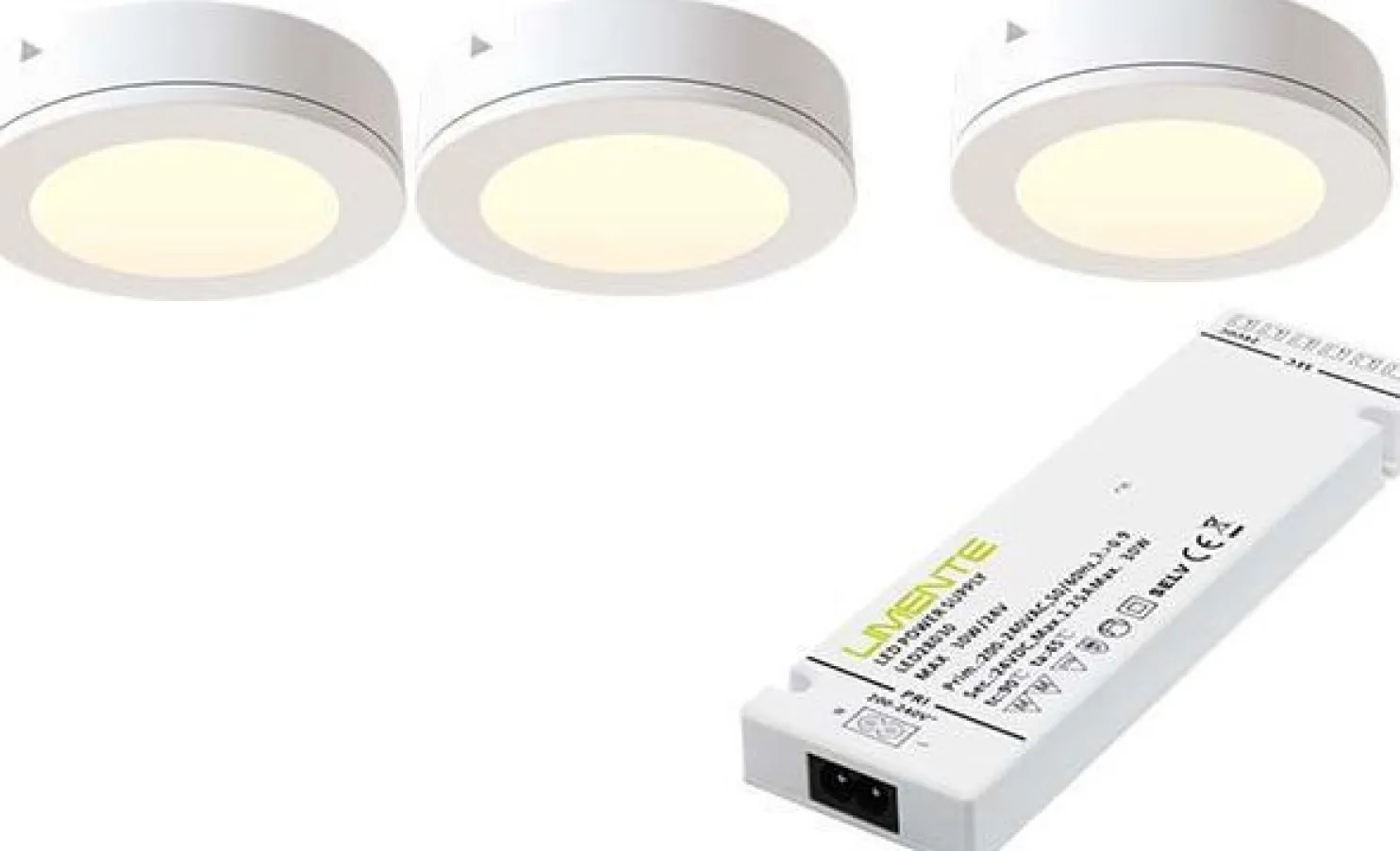 LED-kalustevalaisinsetti Limente LED-LENOX, 3000K, eri vaihtoehtoja