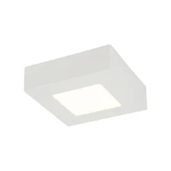 LED-kattospotti Globo Svenja 12,2x12,2cm 6W valkoinen