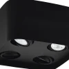 LED-Kattovalaisin Eglo connect.z Caminales-Z 24x24cm 20W RGBW musta