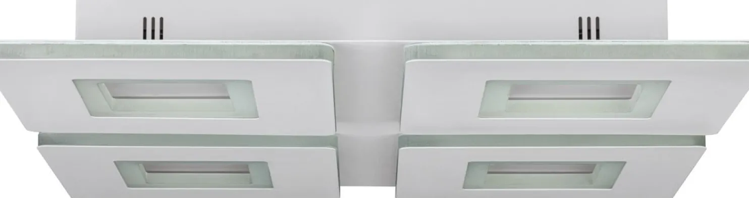 LED-Kattovalaisin Eglo connect.z Padrogiano-z 4-osainen 45x45cm RGBW valkoinen