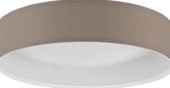 LED-Kattovalaisin Eglo Pasteri Ø32cm ruskeanharmaa