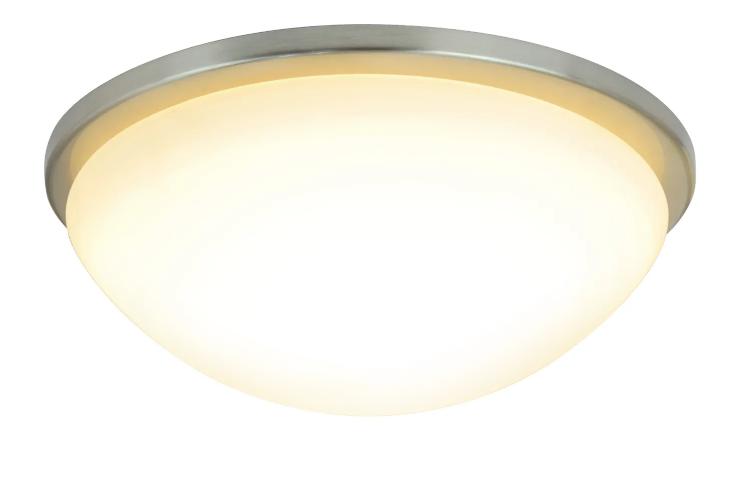 LED-kattovalaisin Heat Led Easy Ø 33 cm 12W harjattu teräs