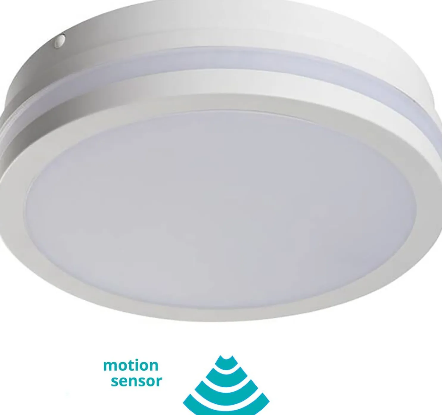 LED-kattovalaisin Kanlux Beno liiketunnistimella IP54 Ø26 cm eri värejä
