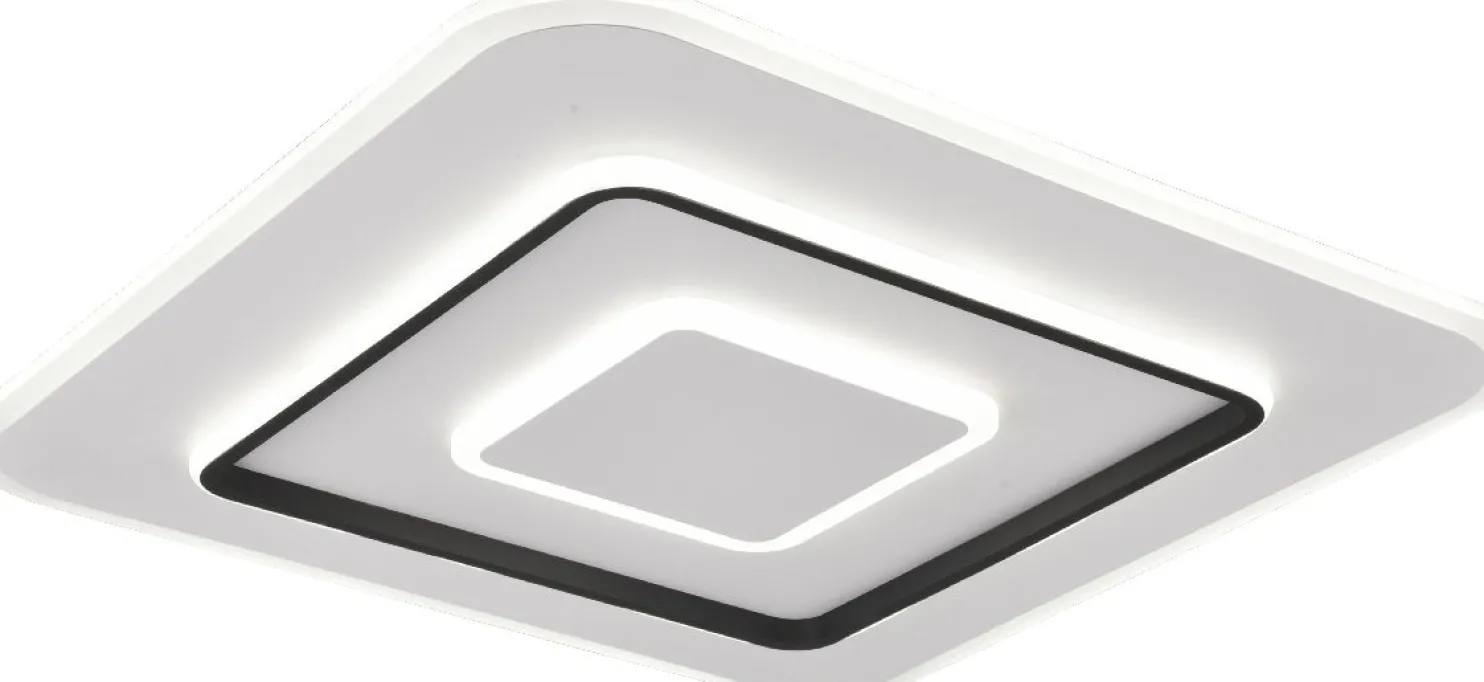LED-kattovalaisin Trio Jora, 60x60cm, mattavalkoinen