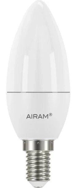 LED-kynttilälamppu Airam Pro C35 830, saunaan, E14, 2700K, 470lm