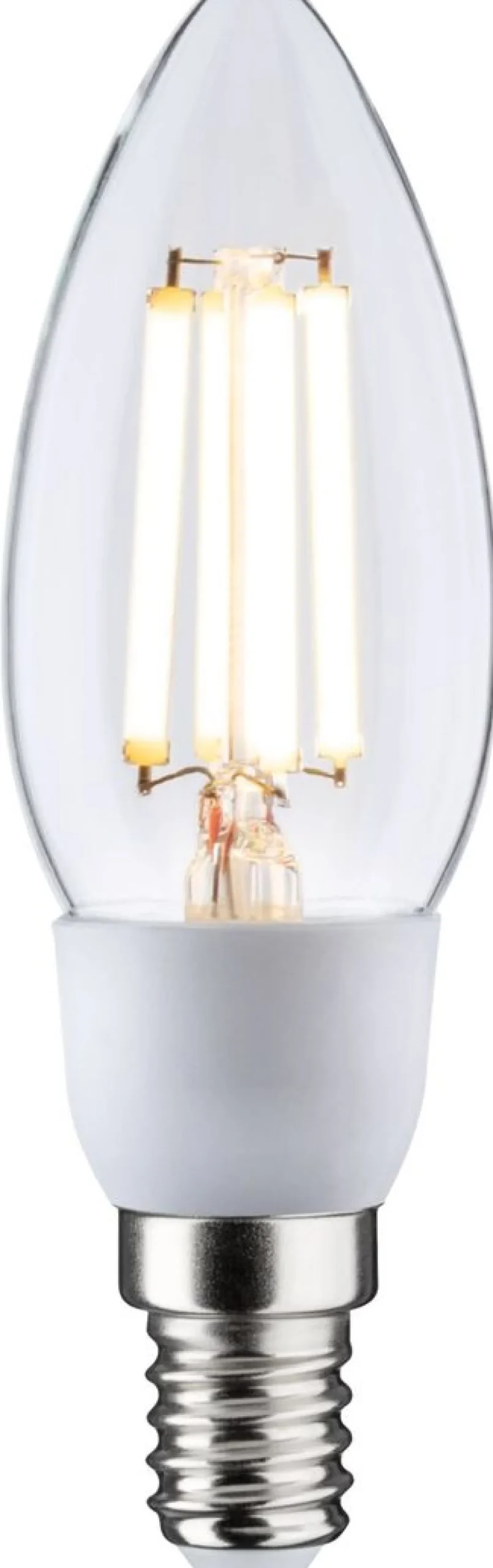 LED-kynttilälamppu Paulmann Eco-Line Candle, E14, 525lm, 2.5W, 3000K, filamentti, kirkas