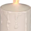 LED-kynttilä Star Trading Paula, hämäräsensorilla, 11.5cm, beige