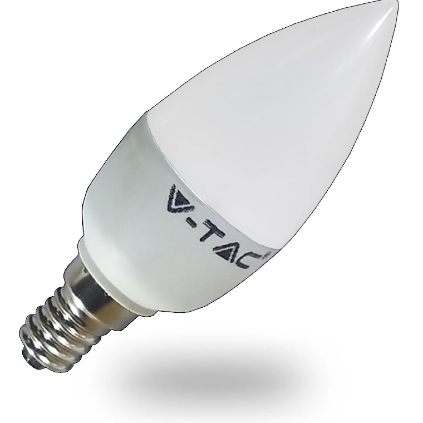 LED-lamppu Kynttilä V-TAC VT-1855 6W 230V 4500K 470lm IP20 Ø 37mm