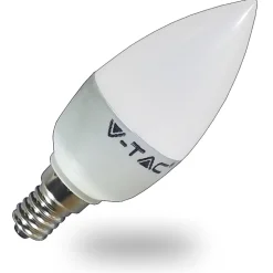 LED-lamppu Kynttilä V-TAC VT-1855 6W 230V 2700K 470lm IP20 Ø 37mm