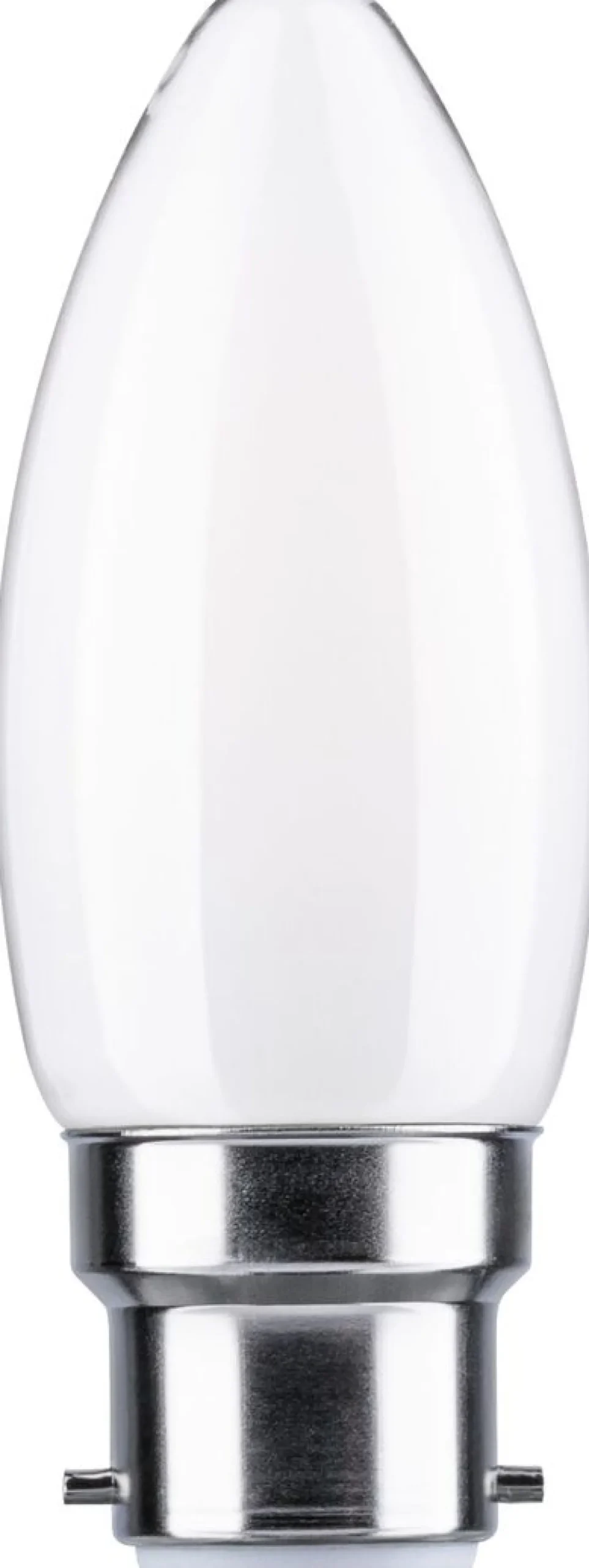 LED-lamppu Paulmann Candle, B22d, 470lm, 4.7W, 2700K, opaali
