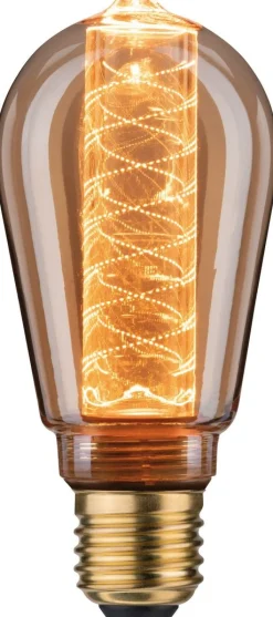 LED-lamppu Paulmann Inner Glow Edition Corn Corn Spiral, E27, 120lm, 3.6W, 1800K, himmennettävä, kulta