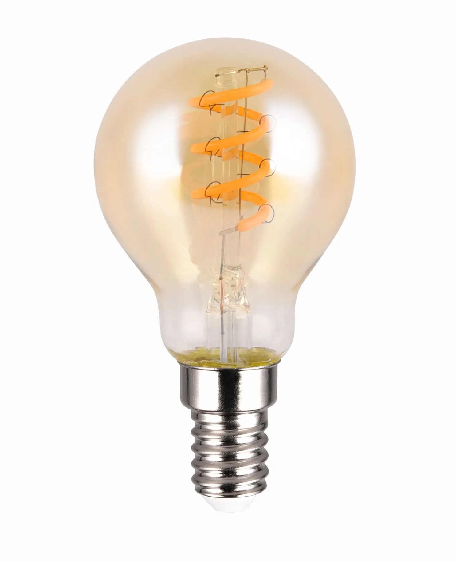 LED-lamppu Trio E14, filament vakiokupu 4W, 150lm 1800K, ruskea, switch dimmer