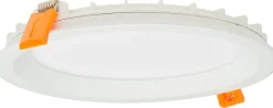 LED-paneeli Ensto Velox Deco ALDD180PU IP44 11W/830/840 Ø180 mm valkoinen