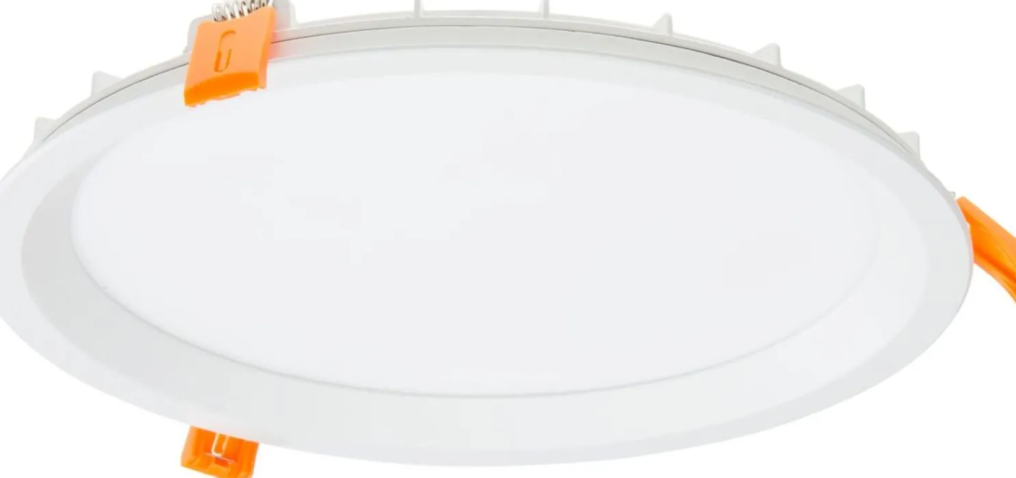 LED-paneeli Ensto Velox Deco ALDD240PU IP44 14W/830/840 Ø240 mm valkoinen