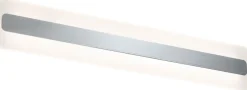 LED-peilivalaisin Paulmann Lukida, IP44, 3000K, 650lm, 9W, kromi/valkoinen