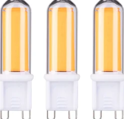LED-pistokantalamppu Paulmann Pin Base, G9, 470lm, 4.6W, 2700K, kirkas, 3kpl