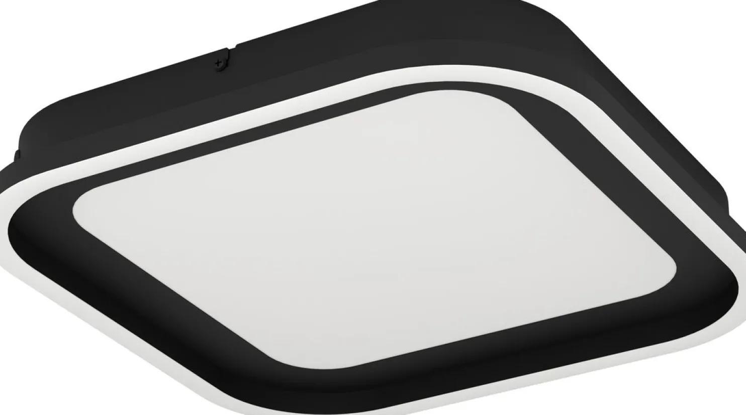 LED-Plafondi Eglo Calagrano 37,5x37,5cm värivaihto + kaukosäädin musta/valkoinen