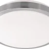 LED-plafondi Eglo Competa 1 Ø325mm valkoinen teräs 96033