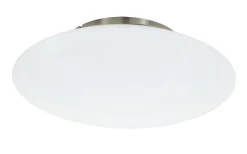 LED-plafondi Eglo Crosslink Frattina-C 27W Ø435x130 mm IP20 harjattu teräs/valkoinen