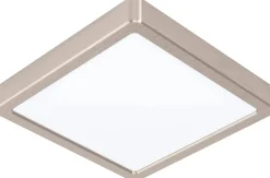 LED-Plafondi Eglo Fueva 5 4000K harjattu teräs pinta-asennettava vaihdettava LED eri kokoja