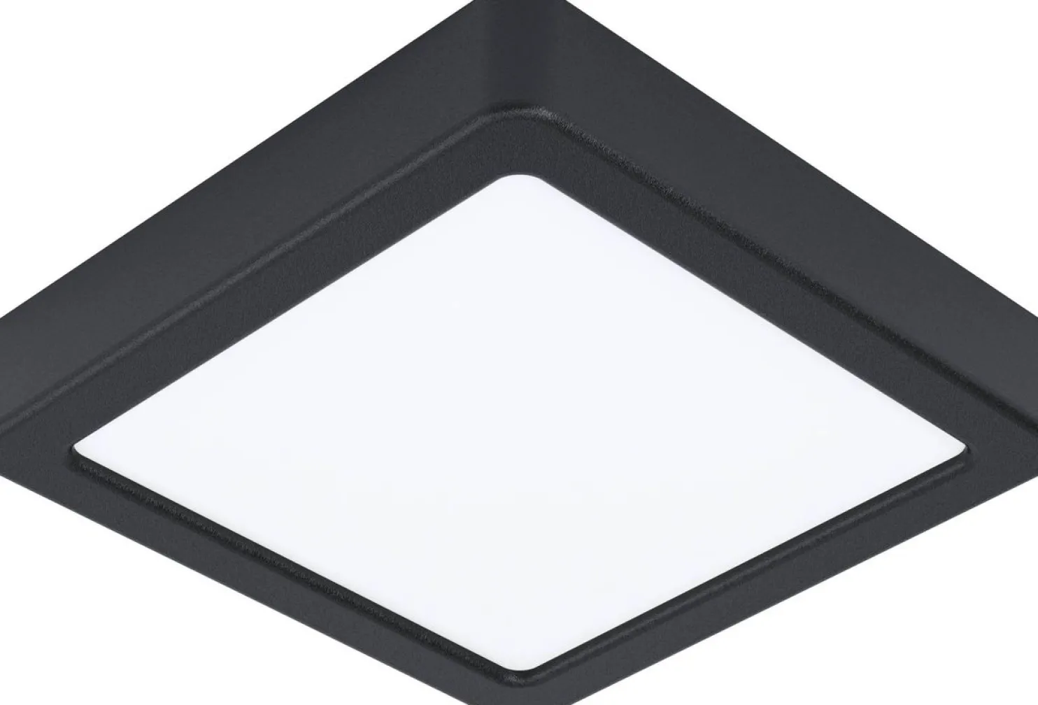 LED-Plafondi Eglo Fueva 5 3000K musta pinta-asennettava vaihdettava LED eri kokoja
