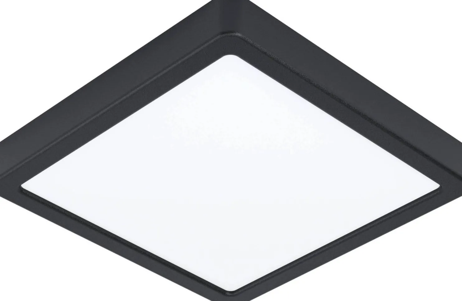 LED-Plafondi Eglo Fueva 5 3000K musta pinta-asennettava vaihdettava LED eri kokoja