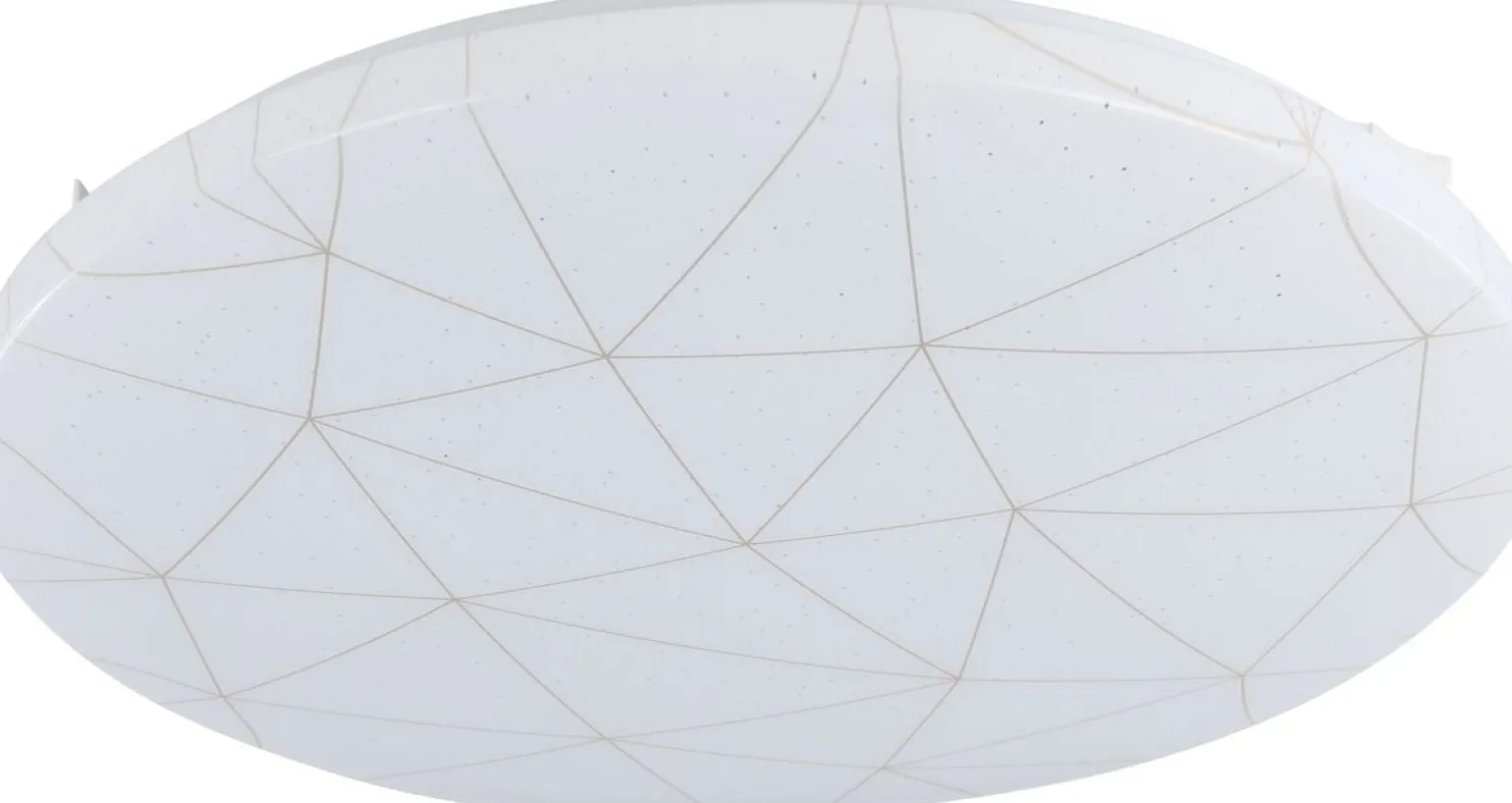 LED-Plafondi Eglo Rende 19.5W Ø38cm valkoinen/kulta