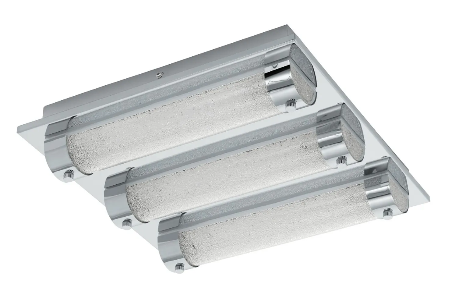 LED-plafondi Eglo Tolorico 3x7W 350x350x75 mm IP44 kromi/kirkas