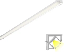 LED-profiili ja LED-nauha Limente Corner COM 3000K, IP44, eri vaihtoehtoja