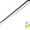 LED-profiili Limente LED-LUXOR 40 LUX 3000K 57W musta 4m