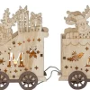 LED-pöytäkoriste Star Trading Yuletide 125x540x80mm puunvärinen