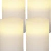 LED-pöytäkynttilä Star Trading May 12,5 cm valkoinen 4 kpl
