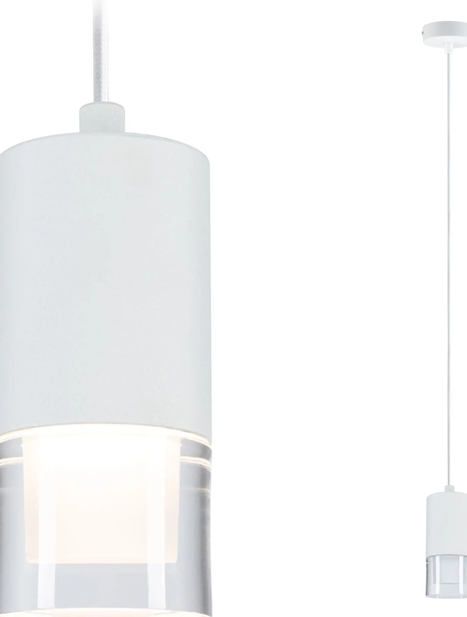LED-riippuvalaisin Paulmann Kame Ø7.6cm 9W IP44