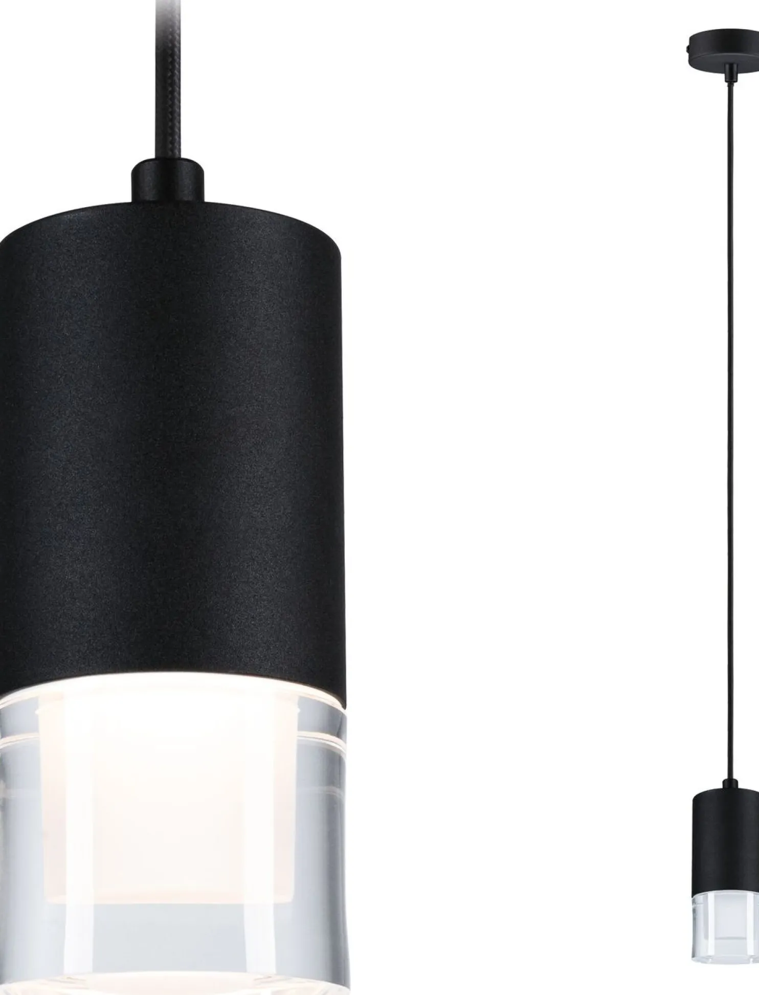 LED-riippuvalaisin Paulmann Kame Ø7.6cm 9W IP44