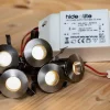 LED-saunavalaisinsetti Hide-a-lite Heatspot G2 2700K teräs