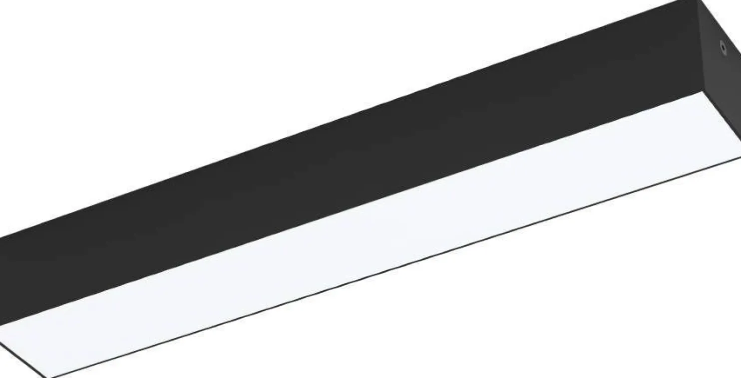 LED-seinä-/kattovalaisin Eglo Salitta, ulos, musta/valkoinen, eri kokoja