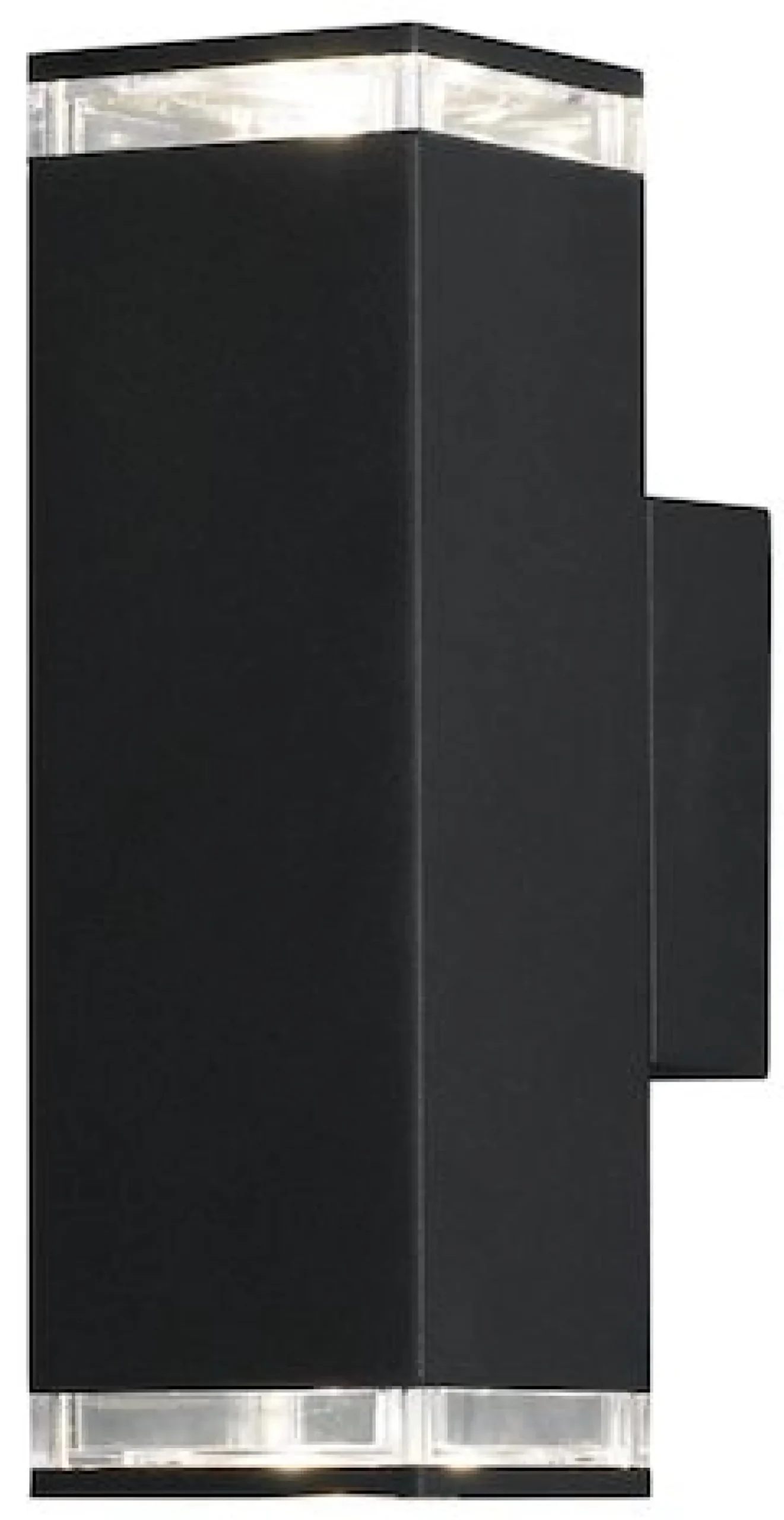 LED-Seinävalaisin Konstsmide Pollux 407-750 2xGU10 musta