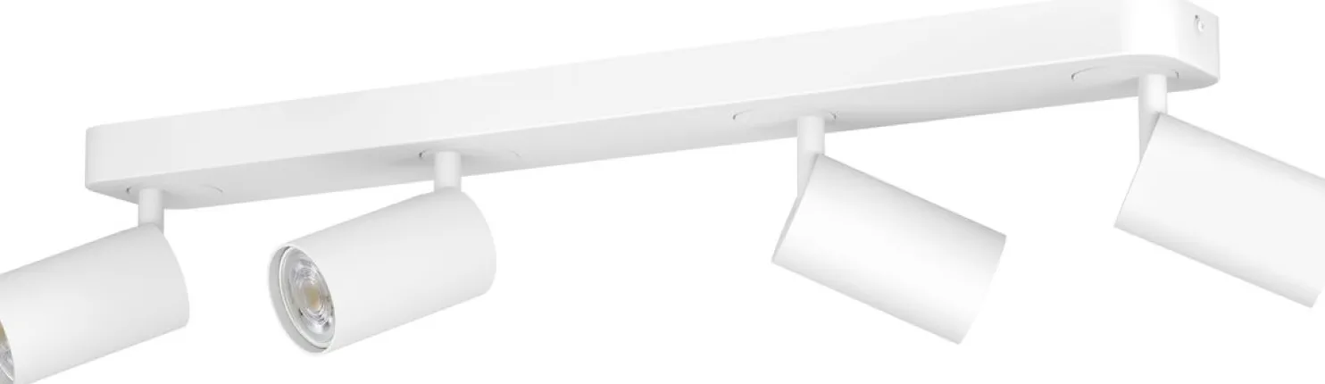 LED-Spottivalaisin Eglo connect.z Telimbela-z 4-osainen 58x8cm RGBW eri värejä