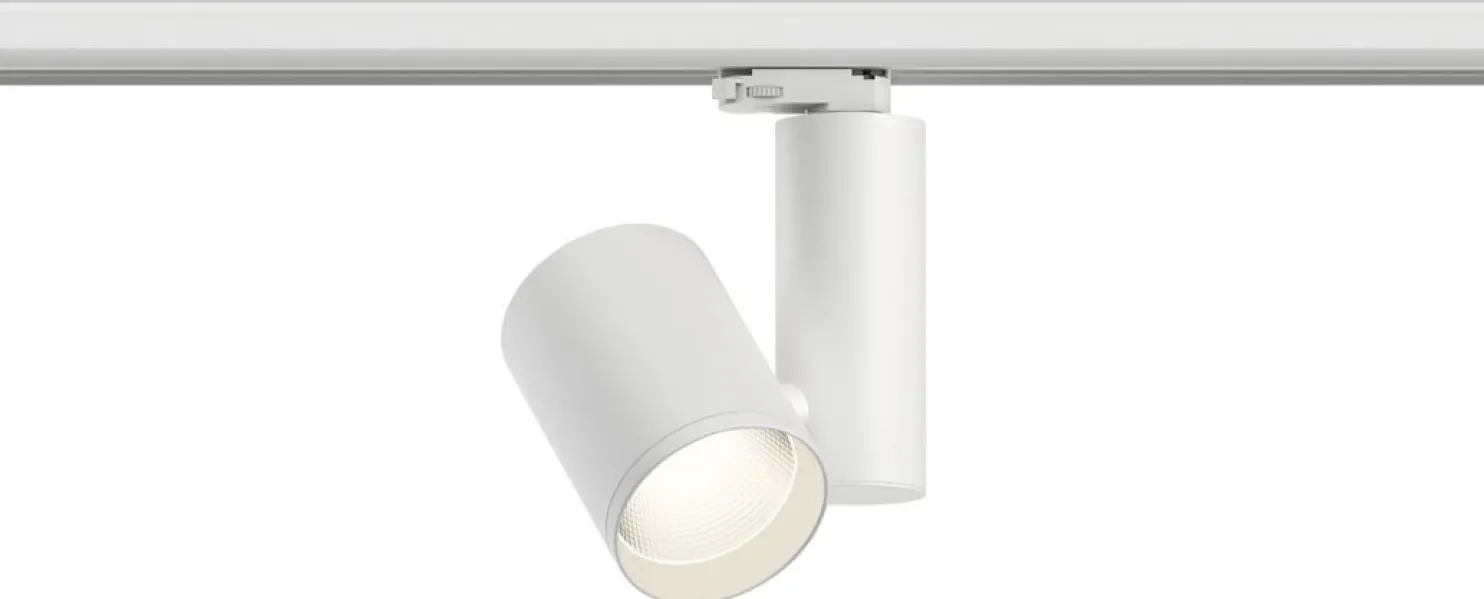 LED-spottivalaisin kiskoon Paulmann ProRail3 Zeuz, 60°, himmennettävä, eri värejä