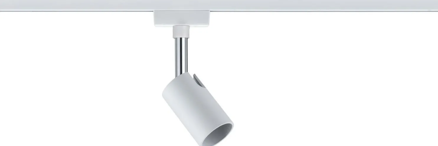 LED-spottivalaisin kiskoon Paulmann URail Pure I, GU10, max.10W, himmennettävä, eri värejä