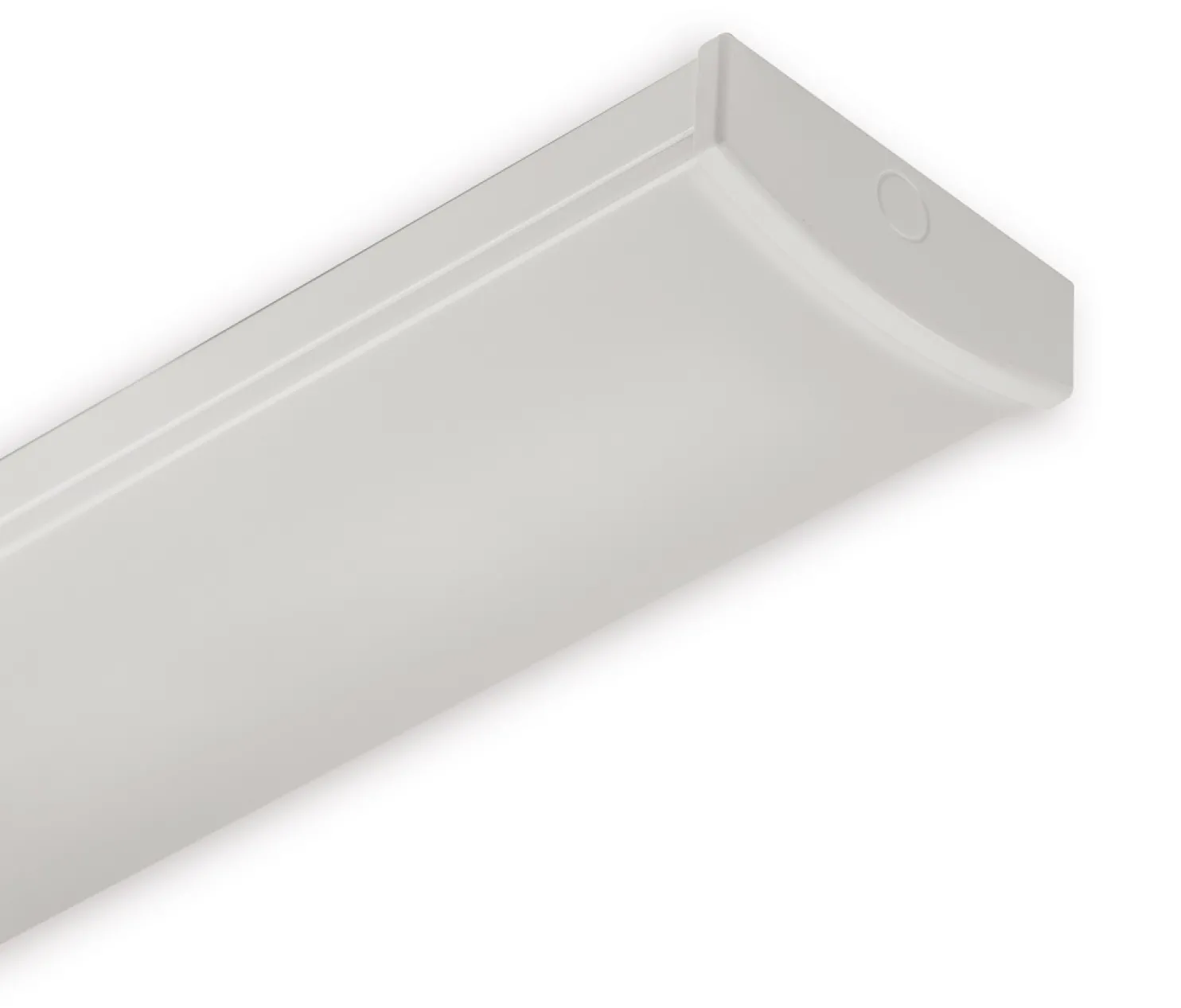 LED-tunnistinvalaisin Ensto Monix Slim AMSLR12O45 39W/840 RAD 1198 mm IP44 valkoinen