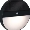 LED-ulkoseinävalaisin aurinkokennolla Paulmann Elios, IP44, 3000K, liiketunnistin, antrasiitti